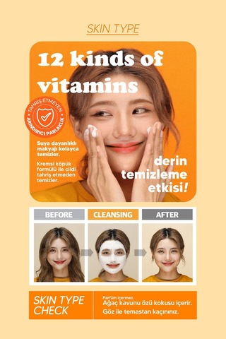 Lalarecipe Aydınlatıcı ve Pürüzsüzleştirici Köpüren Temizleyici LalaRecipe Yuzu Self Foaming 200 ml