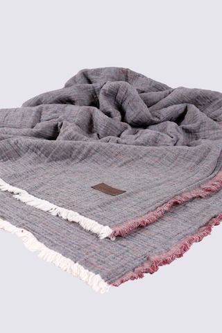 Ecocotton Muna Bordo/antrasit Çift Kişilik %100 Organik Pamuk Inject Yatak Örtüsü Bordo - Antrasit