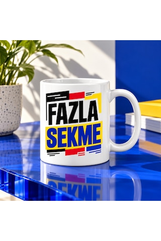 Mmb-trade Fazla Sekme Tasarımlı Porselen Kupa - Model 674 Mmbz