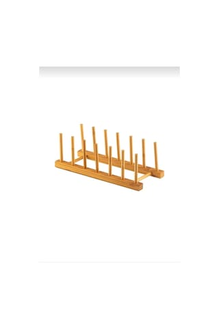 Ahşap Mutfak Organizeri, Ahşap Mutfak Düzenleyici, Ahşap Tabaklık, Ahşap Bardaklık, 28x10 Kahverengi