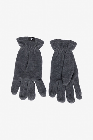 AC&Co / Altınyıldız Classics Erkek Antrasit-melanj Polar Bere Boyunluk Eldiven Set