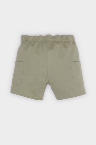 DeFacto Erkek Bebek Beli Lastikli Basic Düz Şort E4907A525SMGN497 Yeşil