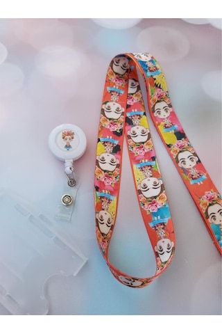 Frida Kart Askısı Ve Frida Yoyo Yaka Kartlığı Yatay Dikey Kart Koruyucu