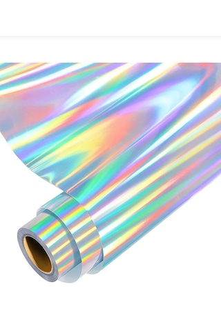 Hologram Gökkuşağı Araç Motosiklet Kaplama Folyosu 30cm X 3 Metre