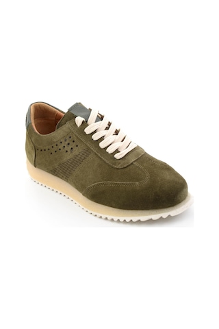 Bambi Haki Hakiki Deri Erkek Sneaker E01811042702