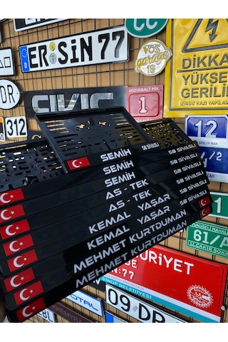 Kişiye Özel Plakalık Pleksi Plakalık