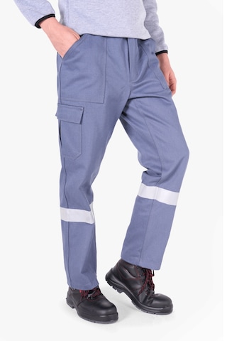 Reflektörlü Gabardin İş Pantolonu Gri