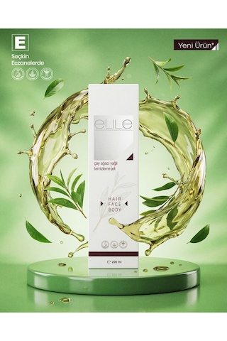 Elile Tto Tea Tree Oil Çay Ağacı Yağı Temizleme Jeli
