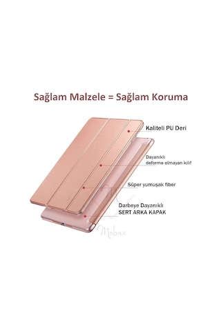 Huawei Mate Pad T10 / T10s Kılıf Pu Deri Smart Standlı Case Kılıf