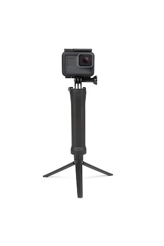 Ayex 3 Ü 1 Arada Katlanabilir Selfie Stick Tripod Uzatılabilir Kol, Kamera Tutacağı Ve Mini Tripod -