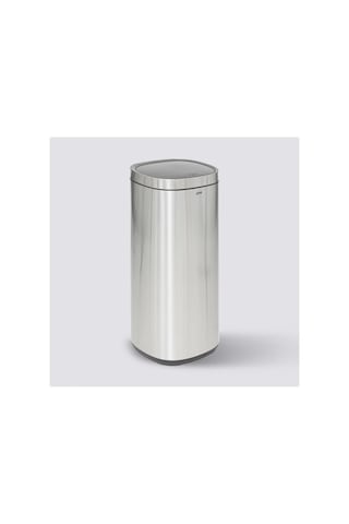Round 50 L Metal Pedallı Çöp Kovası ,50 Litre Hacim, Poşet Sabitleme Sistemi