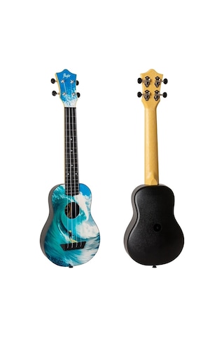 Flight Tusl25 Surf Travel Concert Scale Soprano Ukulele