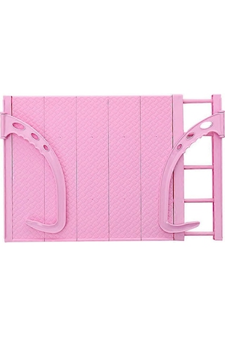 Ganzhoushop Kurutma Rafı Katlanabilir Kurutma Rafı Ev Kullanıcıları Giysileri Kurutma Plastik 38x35x3cm 1setpembe Çok Renkli