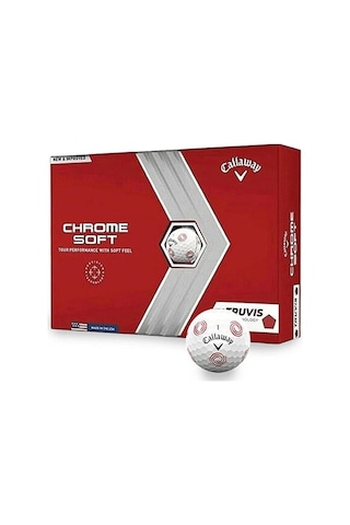 Callaway Bl Chrome Soft 22 Travis Odyssey Golf Topu - 3lü Karışık