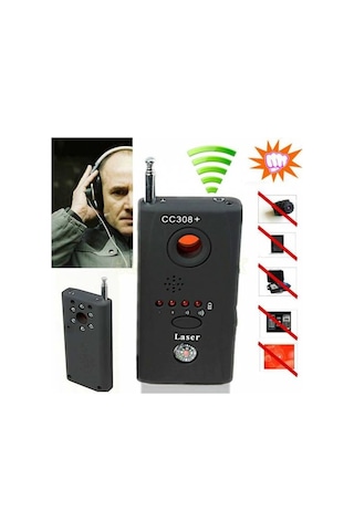 Kamera Mikrofon Böcek Bulucu Dedektör Tarayıcı