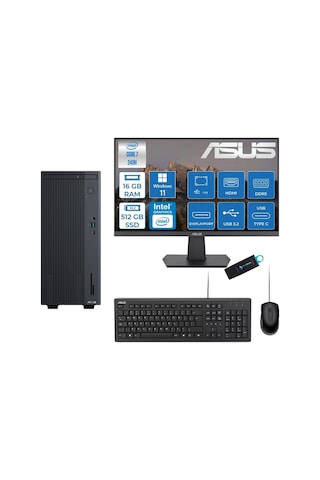 Asus Expertcenter P500MVC72408512B0D27RNP01 Core 7-240H 16 GB 512 GB SSD 27" W11P Masaüstü Bilgisayar