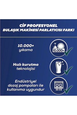 Cıf Pro End.bulasık Mak.parlatıcısı 10 Lt