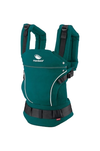 Manduca First Ergonomik Bebek Taşıyıcı 3 Taşıma Pozisyonu, Ayarlanabilir ve Konforlu Portbebe Turkuaz Tek Ebat