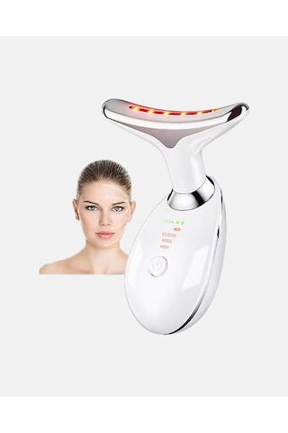 Kablosuz Şarjlı Yüz Sıkılaştırıcı Cihaz Ems Mikro Akım Anti-aging Masaj Aleti Renkli