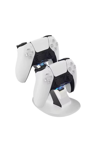 Ps5 Joystick Şarj Standı Dualsense Göstergeli Şarj Istasyonu Hbp-256 Beyaz