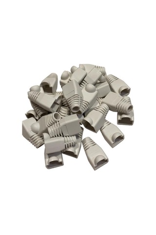 Beyaz Cat5 Kılıf Beyaz Cat6 Kılıf Rj45 Koruma Kılıfı Beyaz 100 Adet