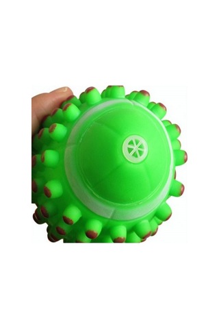 Keyfi Sepet Renkli Kedi Köpek Isırma Topu Sesli Oyuncak Çok Renkli