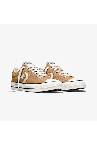 Converse Star Player 76 Unisex Sarı Sneakera16016c Kahverengi