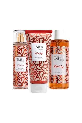 The Bath Factory Liberty Duş Jeli + Liberty Vücut Spreyi + Liberty Vücut Losyonu Lavanta