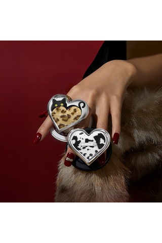 Pynana Amourwild Serisi Magnetik Ring Stand Telefon Tutucu Gümüş