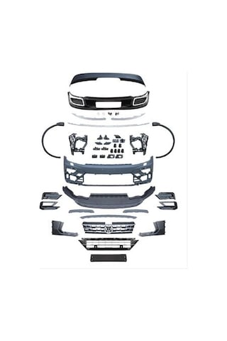 Tiguan 2016-2021 İçin Uyumlu Yedek Parça R-line Body Kit Ön Tamp