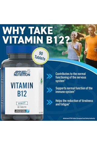 Applied Nutrition Vitamin B12 Immune System Support & Reduction O