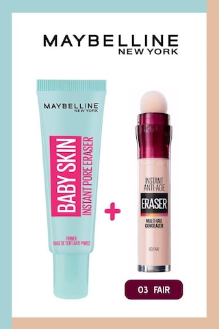 Maybelline New York Baby Skin Makyaj Bazı + Instant Eras 03
