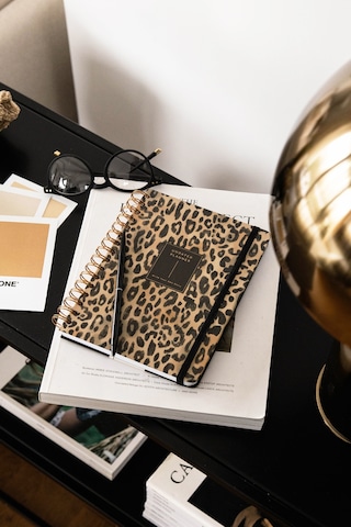A5 Spiralli Süresiz Planlayıcı Ajanda Leopar - 15x21 Leopar