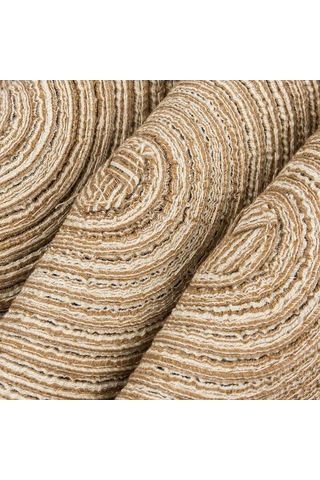 Yuntech01 Yuvarlak Desenli Pvc-pet Mutfak Minderi Ev Otel Restoran Kafe Dekorasyon Aksesuarı Açık Kahverengi