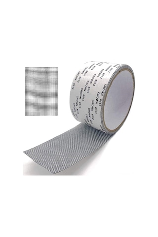 Gajeena Siyah Cam Fiber Pencere Perde Tamir Bandı - 5x200 Cm, Yüksek Tutuculuk, Tükenmez, Kolay Kullanım, Tüm Perde Türlerine Uygulanır