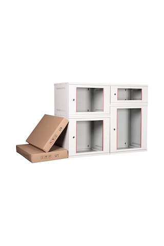 Metal Kabinet, Duvar Tipi 19" Güvenlik Kutusu, 542mm Genişlik