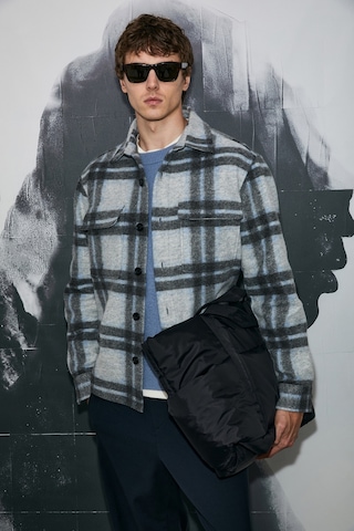 Lufian Karl Erkek Basic Gömlek Regular Fit Gri Gri 112010685100150 Gri