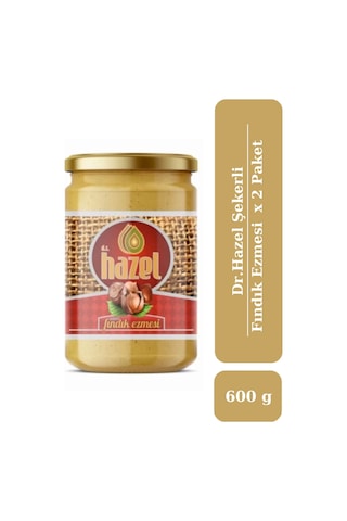 Drhazel Şekerli Fındık Ezmesi 600 G X 2 Paket