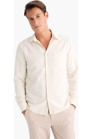 DeFacto Regular Fit Polo Yaka Pamuklu Uzun Kollu Gömlek D6100AX25SPER140