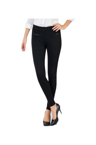 Besttrend Kadın Çelik Örme Cepli Pantolon Tayt (153)