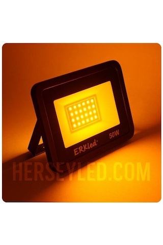 Erk 50w Amber Led Projektör 220v Erk-3750 A Amber