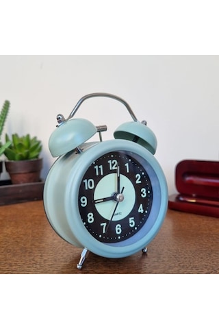 Fosforlu Ve Işıklı Çalar Saat Ev Ofis Aksesuar Nostaljik Masa Saat Diğer 32107123