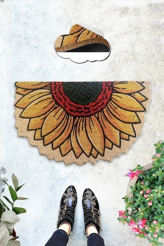 Coco Mirasol 45x75 Cm Doğal Koko Kıl Paspas,hindistan Naturel Kapı Önü Paspası Diğer