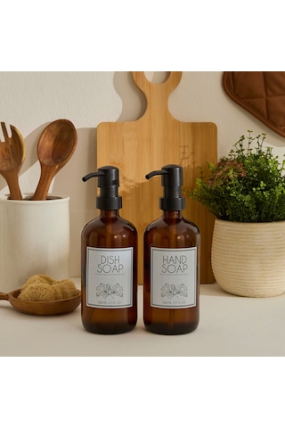Karaca Home Bottle Dish Soap Sıvı Sabunluk / Deterjanlık Kahverengi