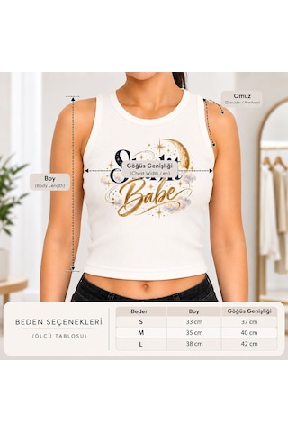 Bk Gift Sıfır Kol Fitilli Crop Bluz - Esnek Likralı Günlük Crop-11 Beyaz