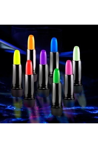Karanlıkta Parlayan Neon Ruj Seti