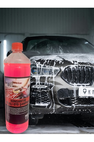 Araba Konsantre Cilalı Oto Şampuanı 1 Litre Yoğun Köpük Yapıcı