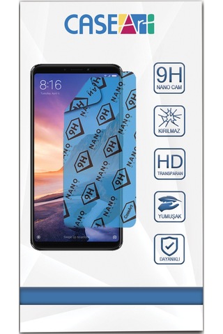 Xiaomi Mi Max 3 ile Uyumlu Nano Ekran Koruyucu Kırılmaz Esnek Cam