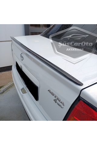ŞüsCarOto Opel Astra G 1998-2004 Bagaj Üstü Spoiler Bagaj Çıtası Piano Black Parlak Siyah (00)