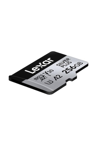 256 Gb Profesyonel Silver Plus Microsdxc Hafıza Kartı W/sd Adaptör, Uhs-ı, C10, U3, V30, Full-hd Ve 4k Video, 205/150 Mb/s&apos Ye Kadar Okuma/yazma, Videografçılar, Oyuncular Lmssıpl256g-bnanu